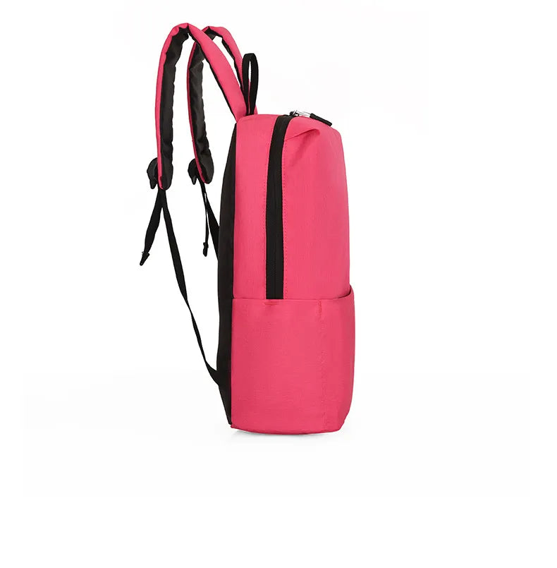 Fashorio Bags Solid Color Nylon Backpack Bag