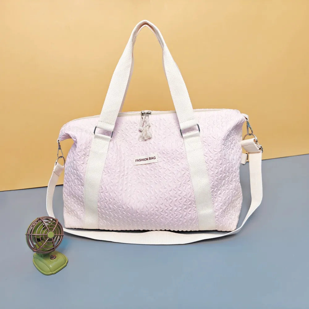 Fashorio Bags Textured Nylon Travel Bag