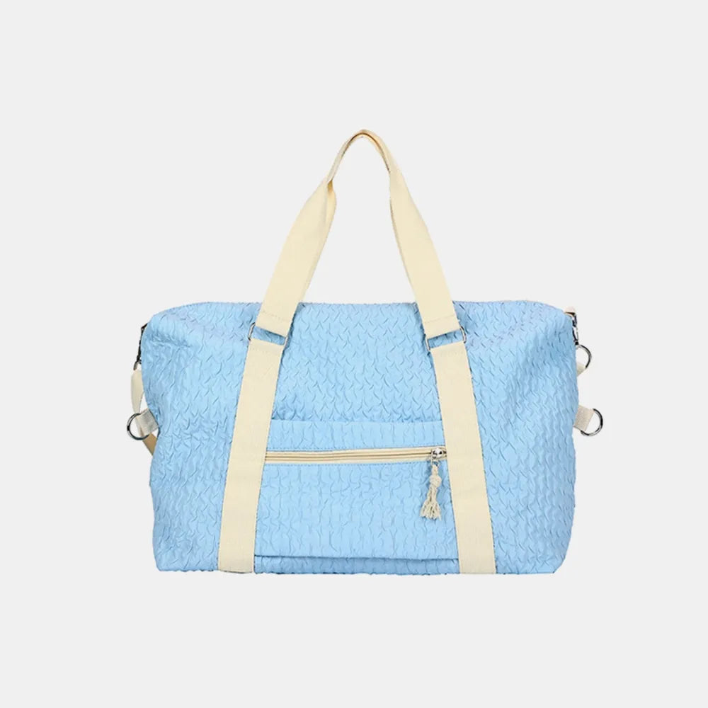 Fashorio Bags Textured Nylon Travel Bag