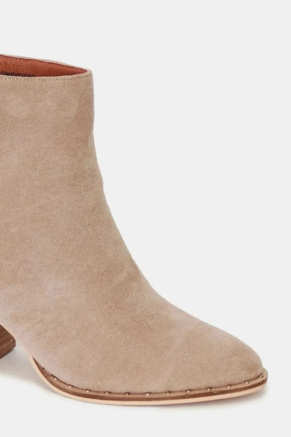Beast Fashion Suede Point Toe Ankle Booties - Fashorio
