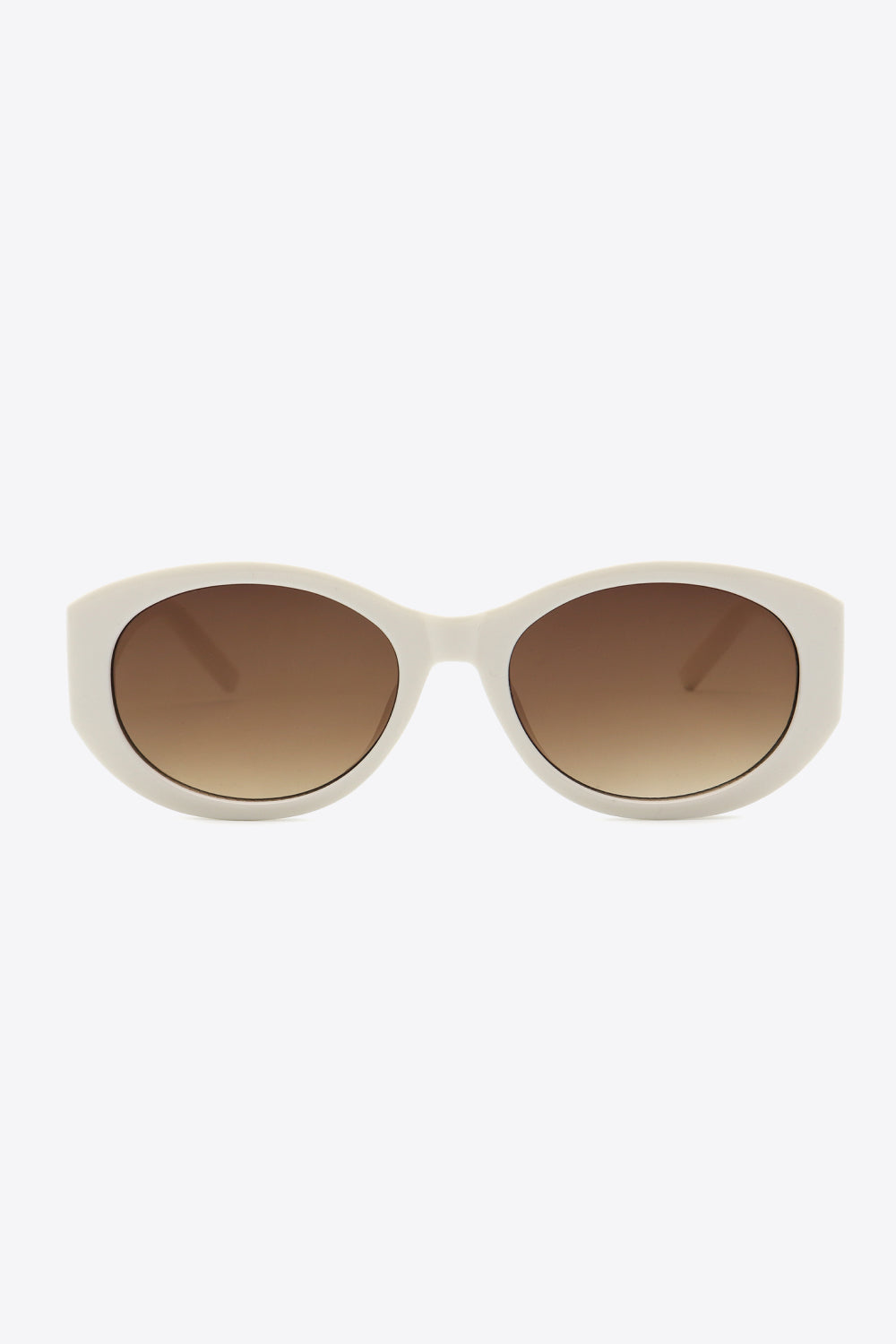 Fashorio Beige / One Size UV400 Polycarbonate Sunglasses