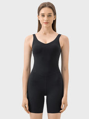 Fashorio Black / 4 Millennia Wide Strap Active Romper