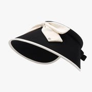 Fashorio Black / One Size Bow Ice Silk Sun Hat