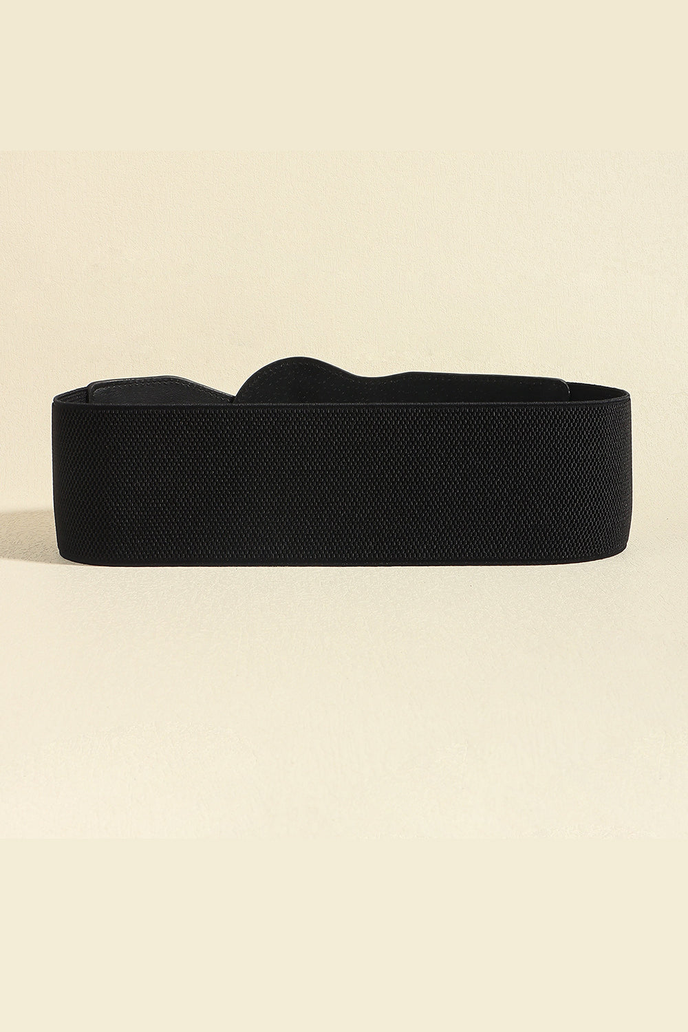 Fashorio Black / One Size Zinc Alloy PU Leather Belt