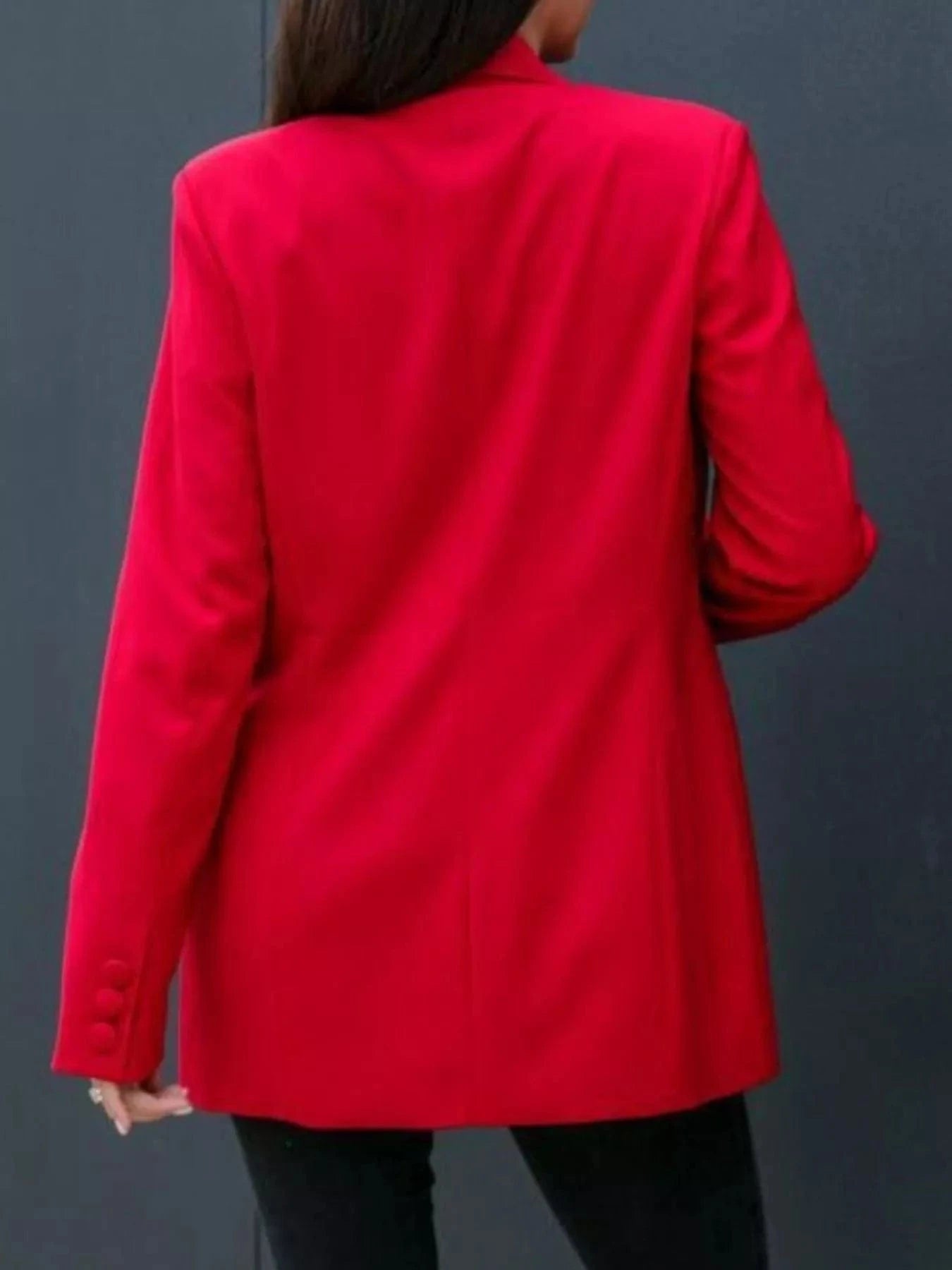 Fashorio Blazers Double-Breasted Long Sleeve Blazer