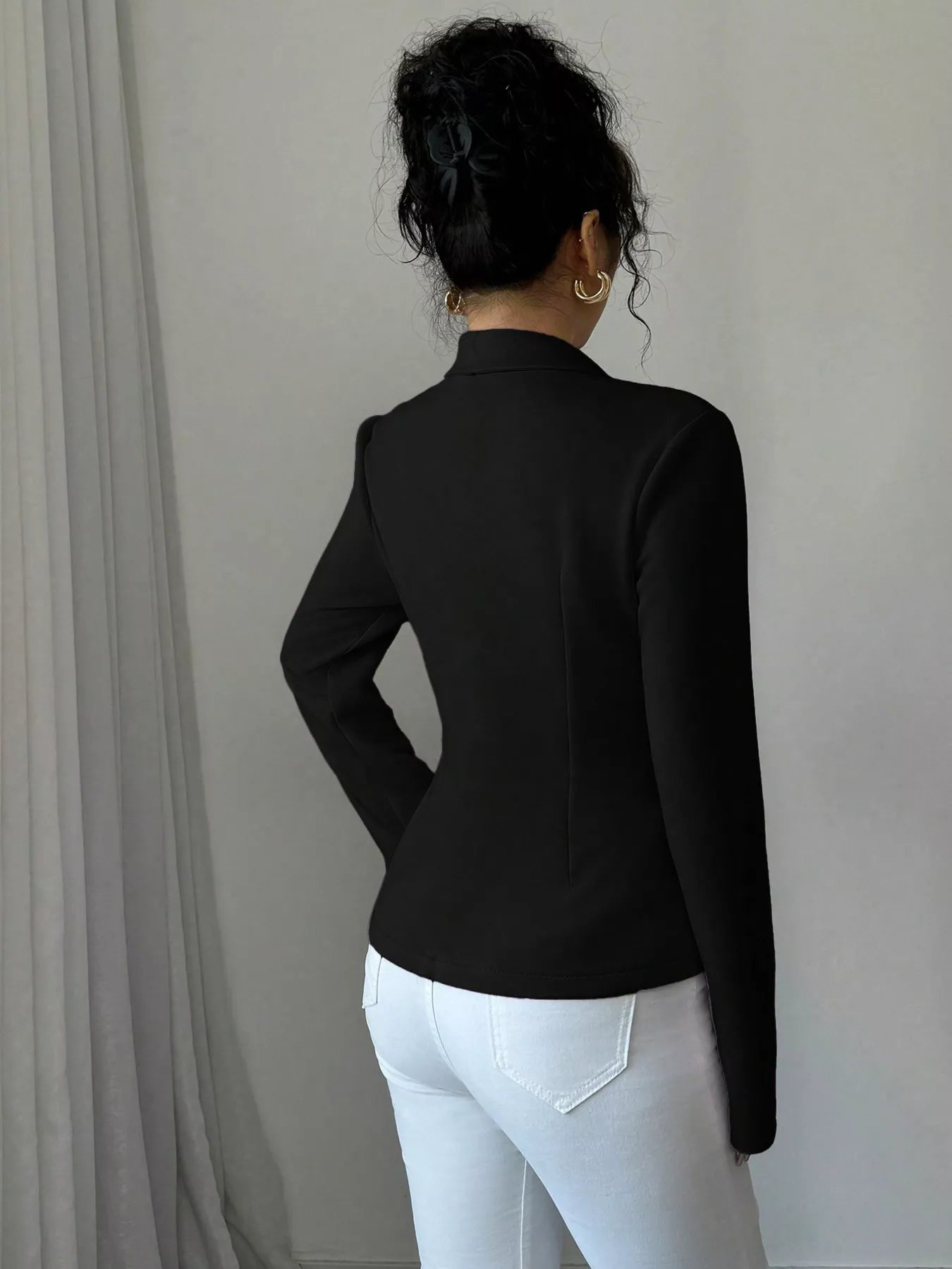 Fashorio Blazers Fitted Button-Front Blazer