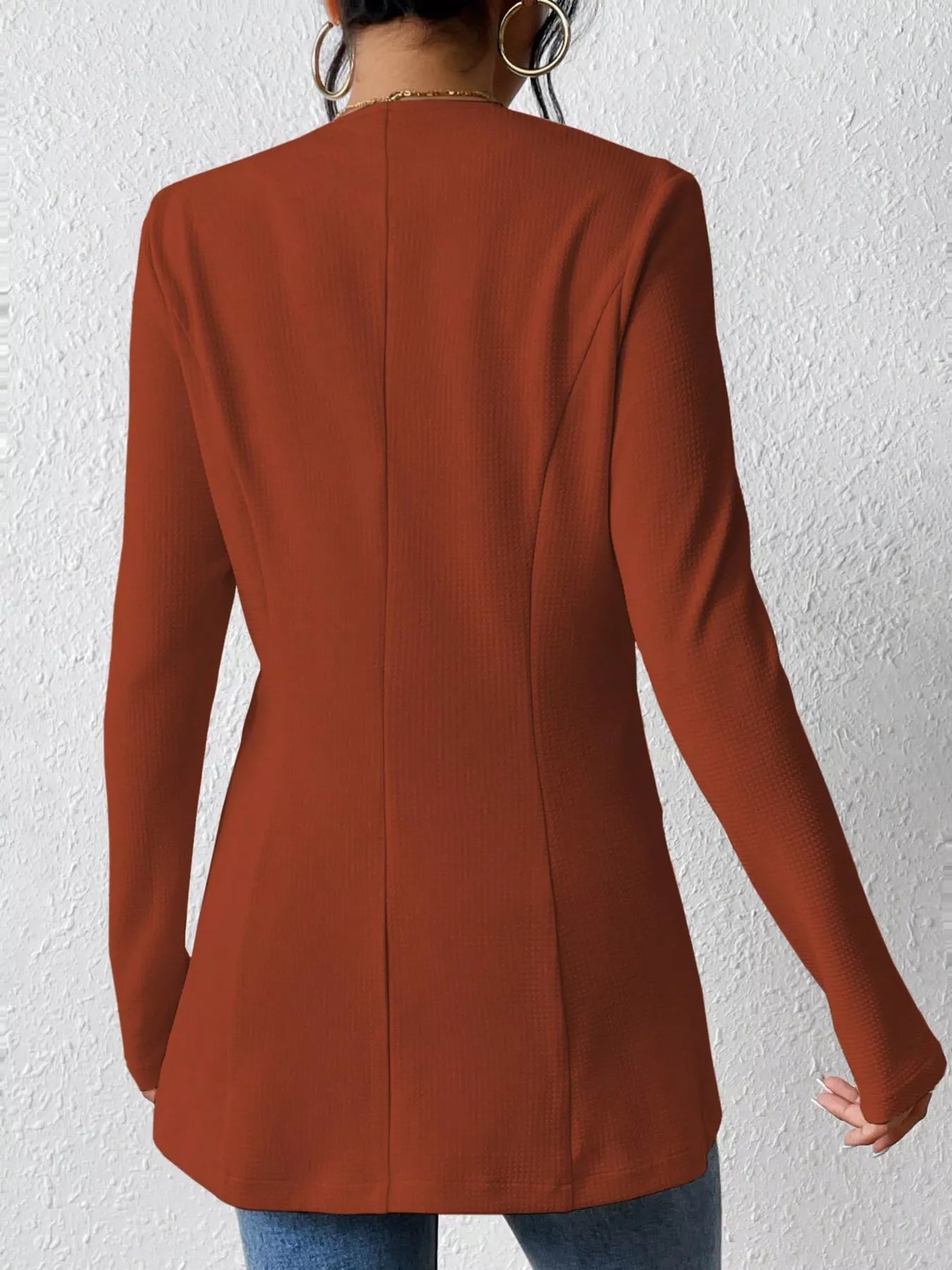 Fashorio Blazers One Button Long Sleeve Blazer