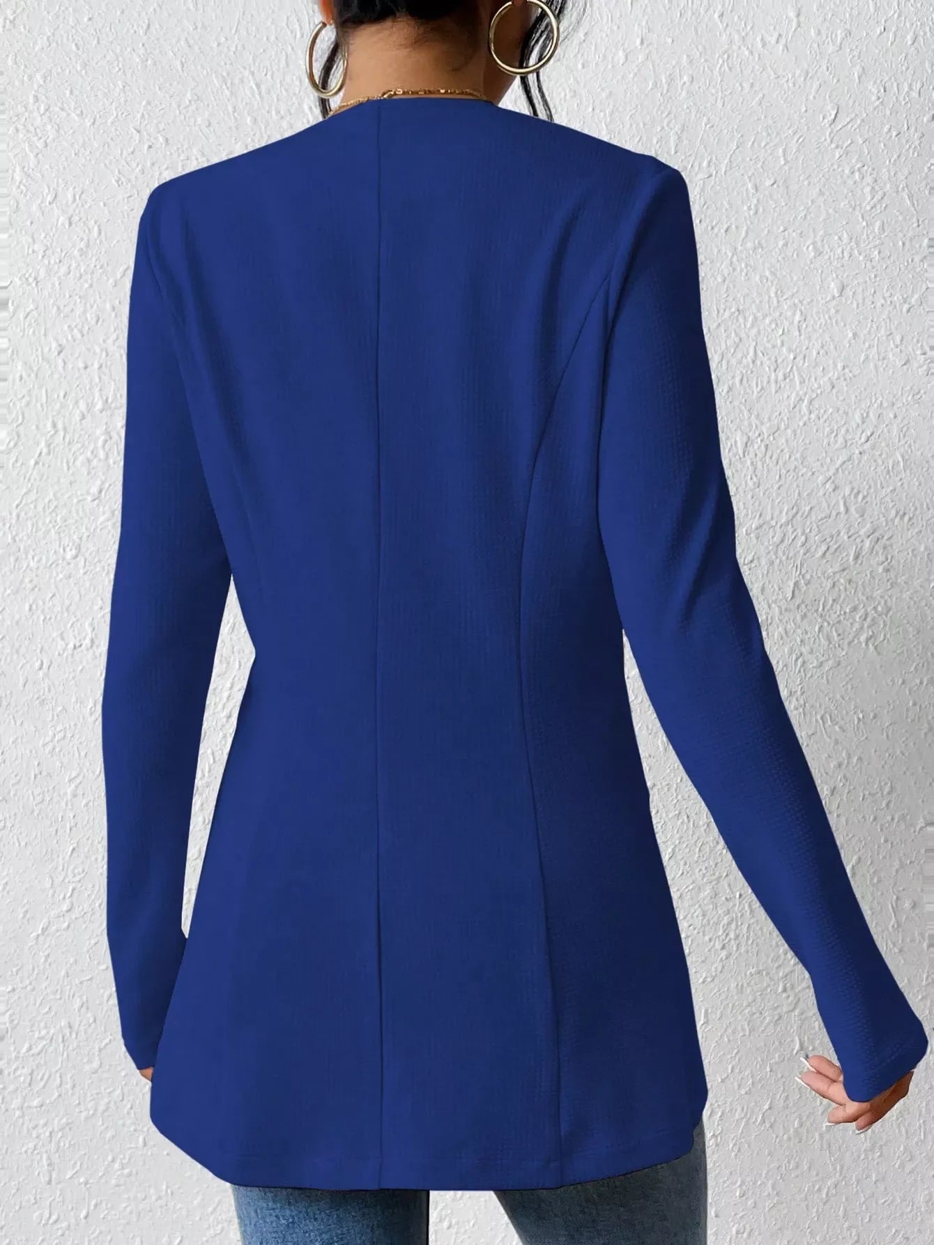 Fashorio Blazers One Button Long Sleeve Blazer