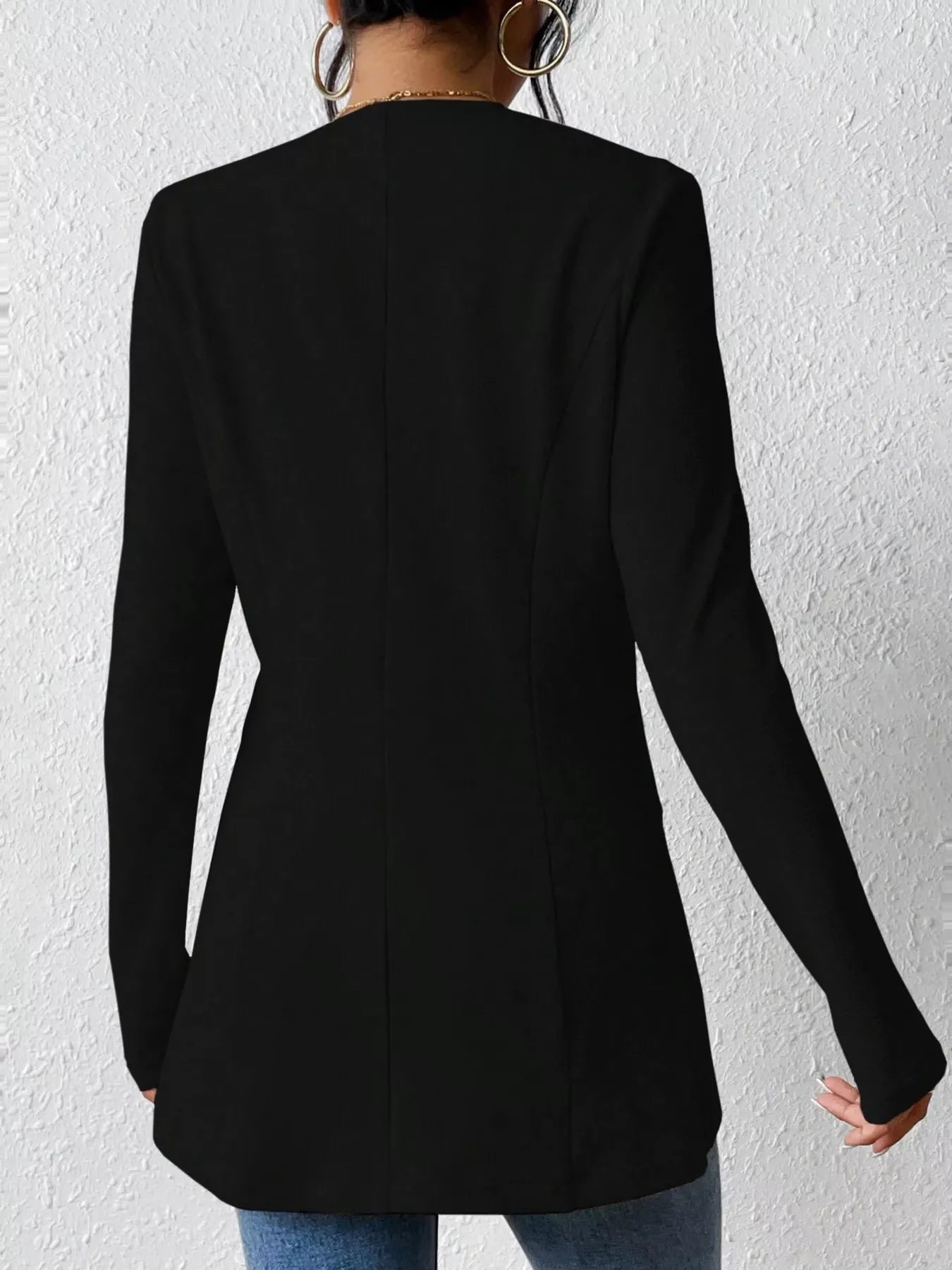 Fashorio Blazers One Button Long Sleeve Blazer