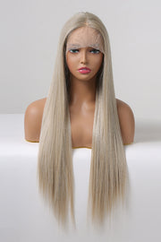 Fashorio Blonde/Ash Brown Root / One Size 13*2" Lace Front Wigs Synthetic Long Straight 27" 150% Density