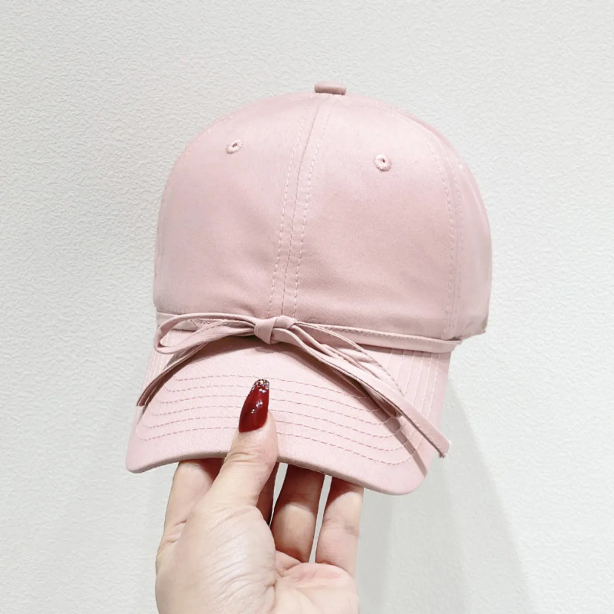 Fashorio Bow Solid Color Baseball Cap