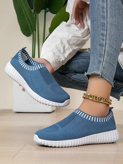 Breathable Knit Slip-On Athletic - Fashorio