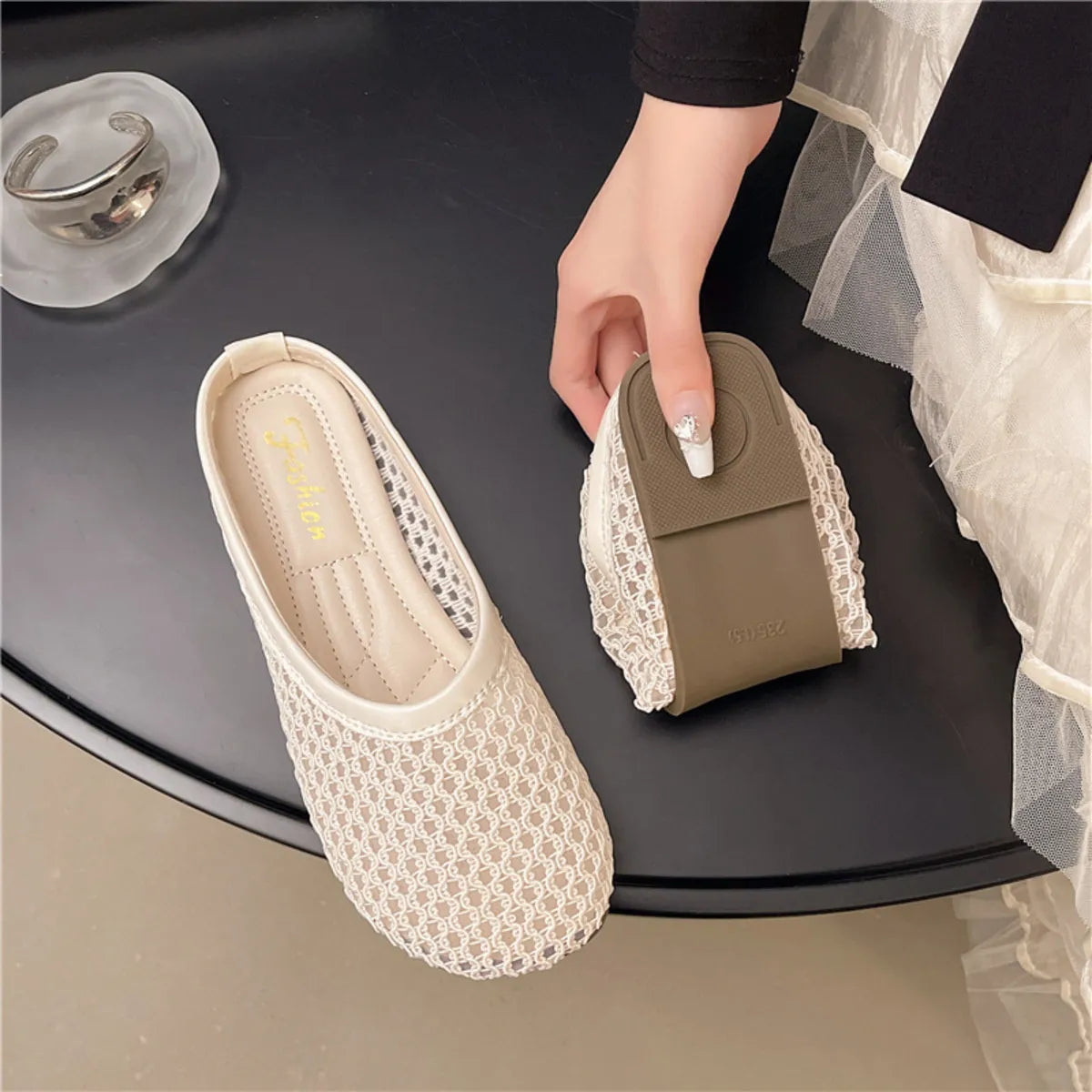 Fashorio Breathable Mesh Casual Slip-Ons