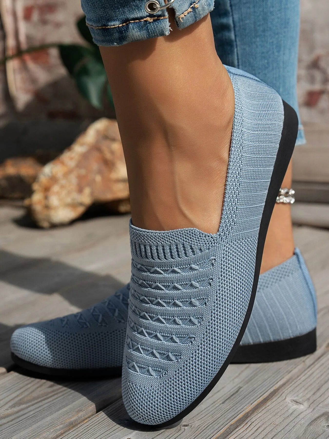 Fashorio Breathable Mesh Slip-Ons