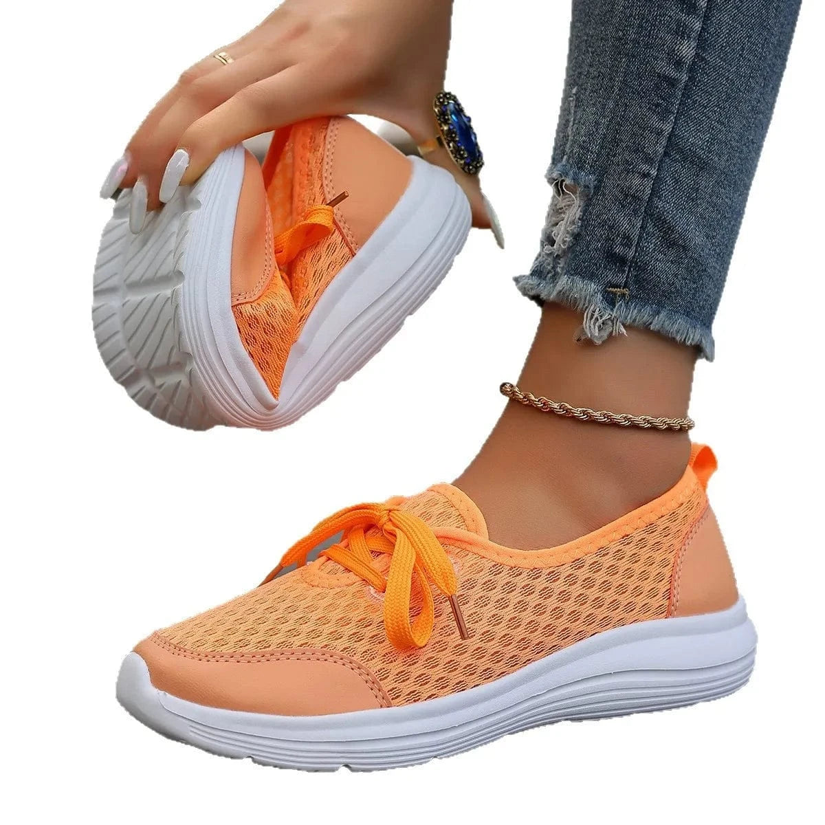 Breathable Mesh Sneakers - Fashorio