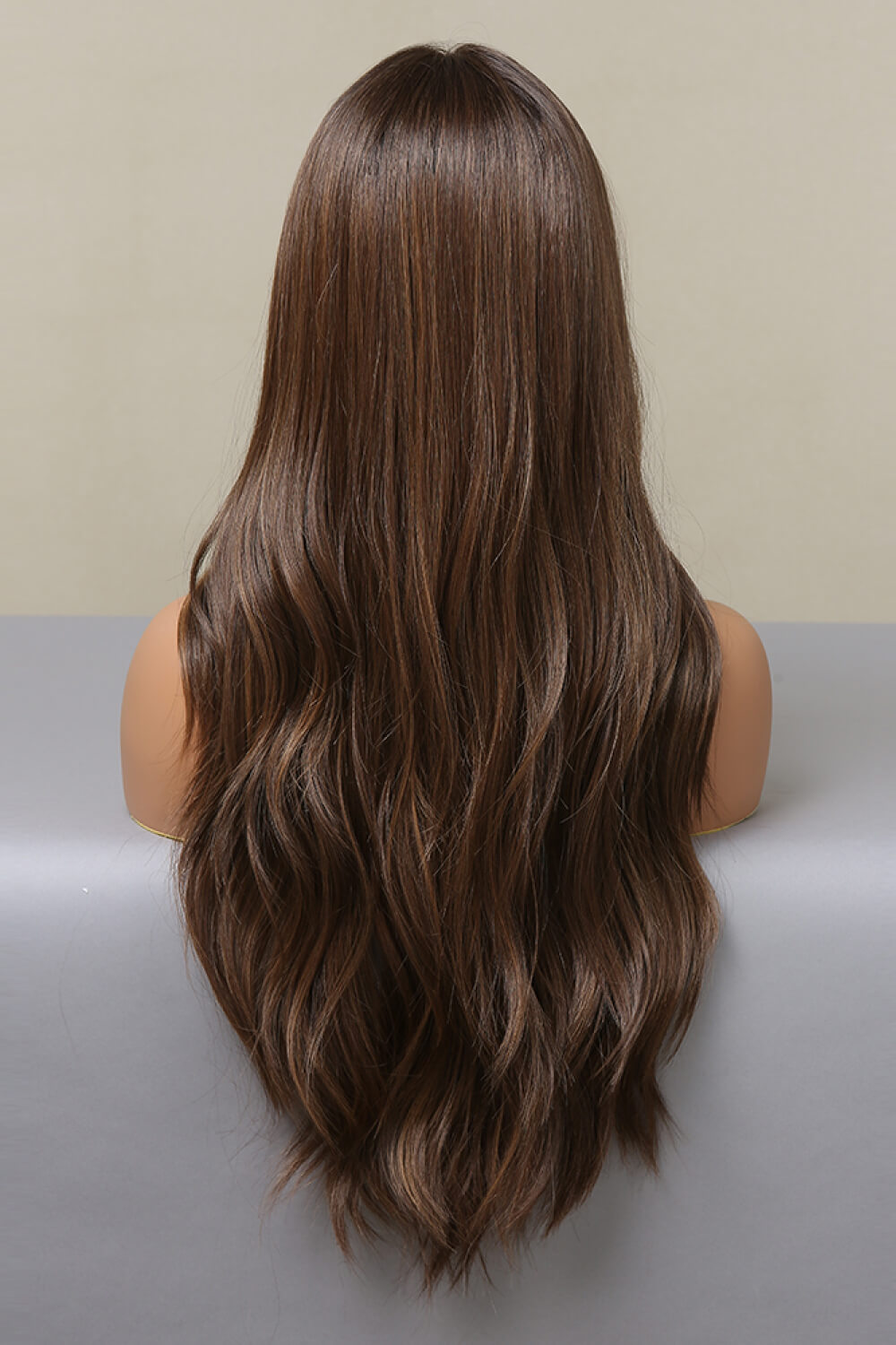 Fashorio Brown Balayage / One Size 13*2" Lace Front Wigs Synthetic Long Wave 26" Heat Safe 150% Density