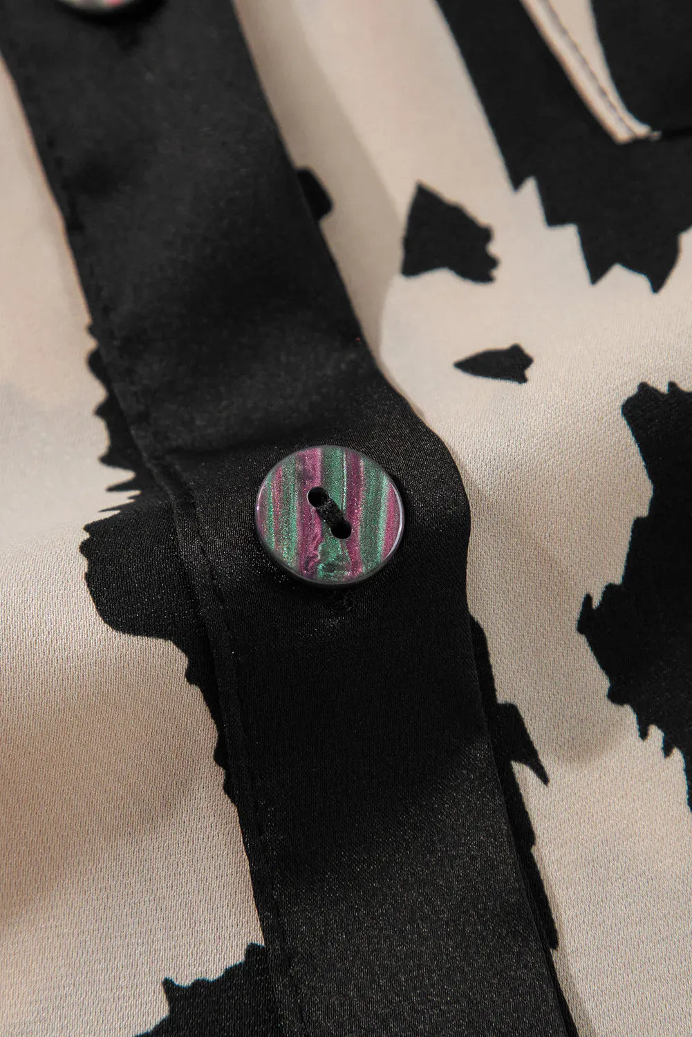 Fashorio Button Up Long Sleeve Top and Pants Lounge Set