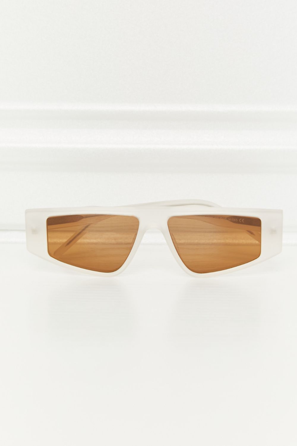 Fashorio Caramel / One Size Geometric TAC Polarization Lens Sunglasses