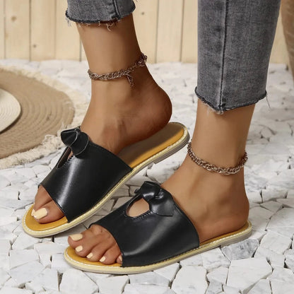 Casual Open Toe Cutout Detail Sandals - Fashorio
