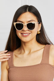 Fashorio Cat-Eye Acetate Frame Sunglasses