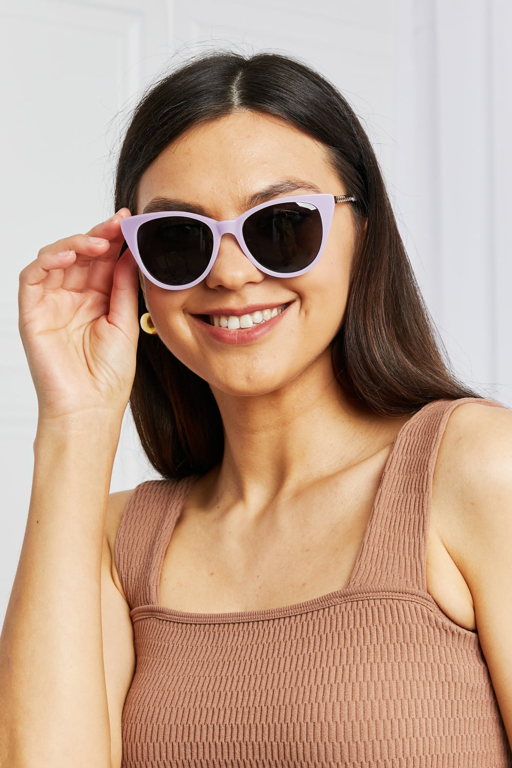 Fashorio Cat-Eye Acetate Frame Sunglasses