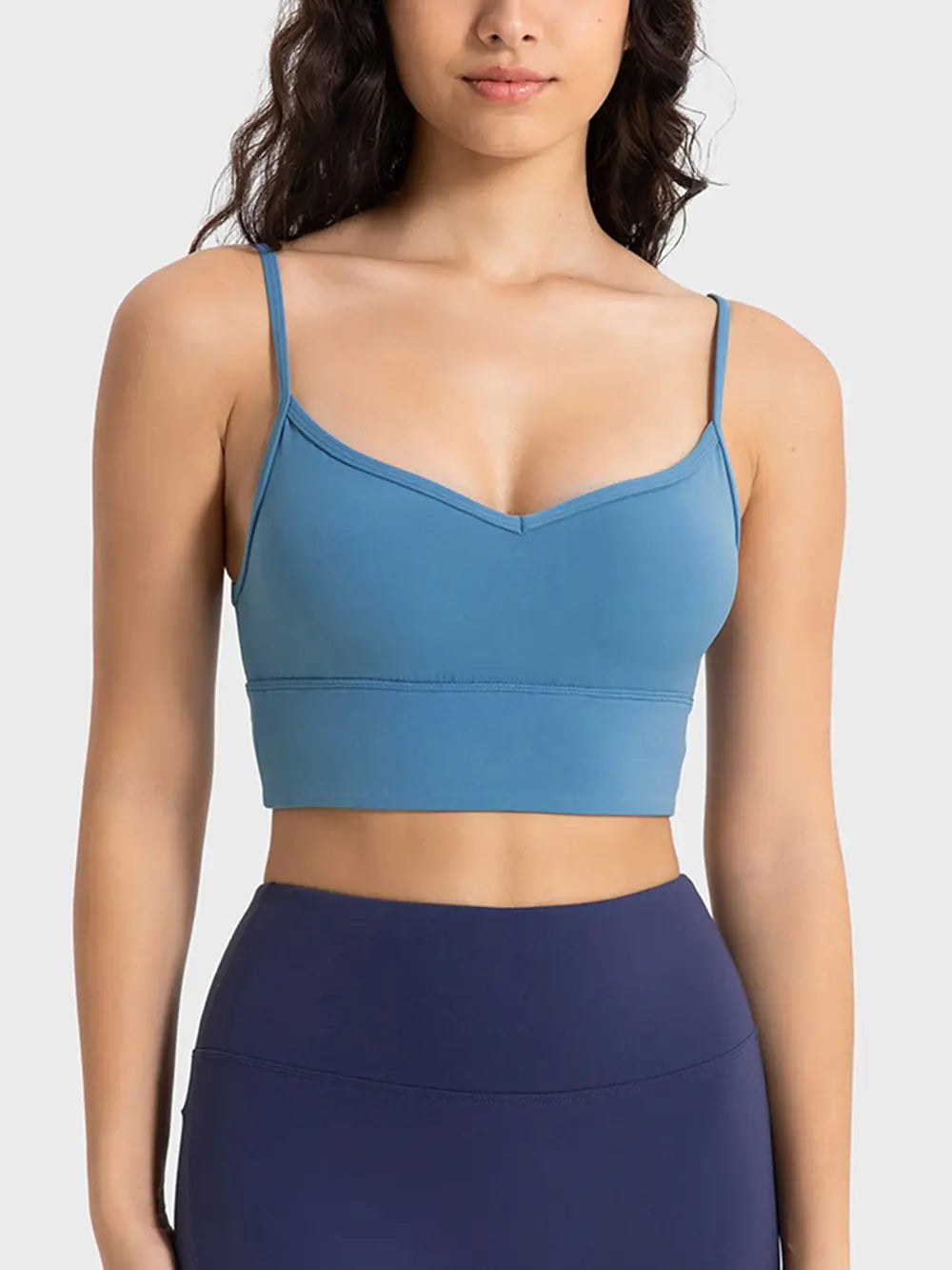Fashorio Cerulean / 4 Millennia Spaghetti Strap Sport Bra