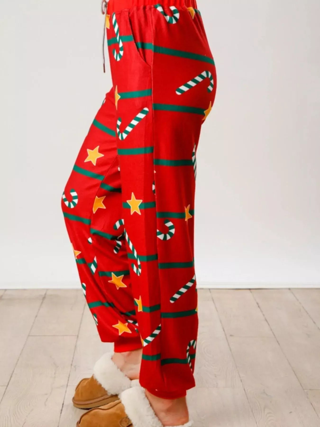Fashorio Christmas Long Sleeve Top and Pants Lounge Set