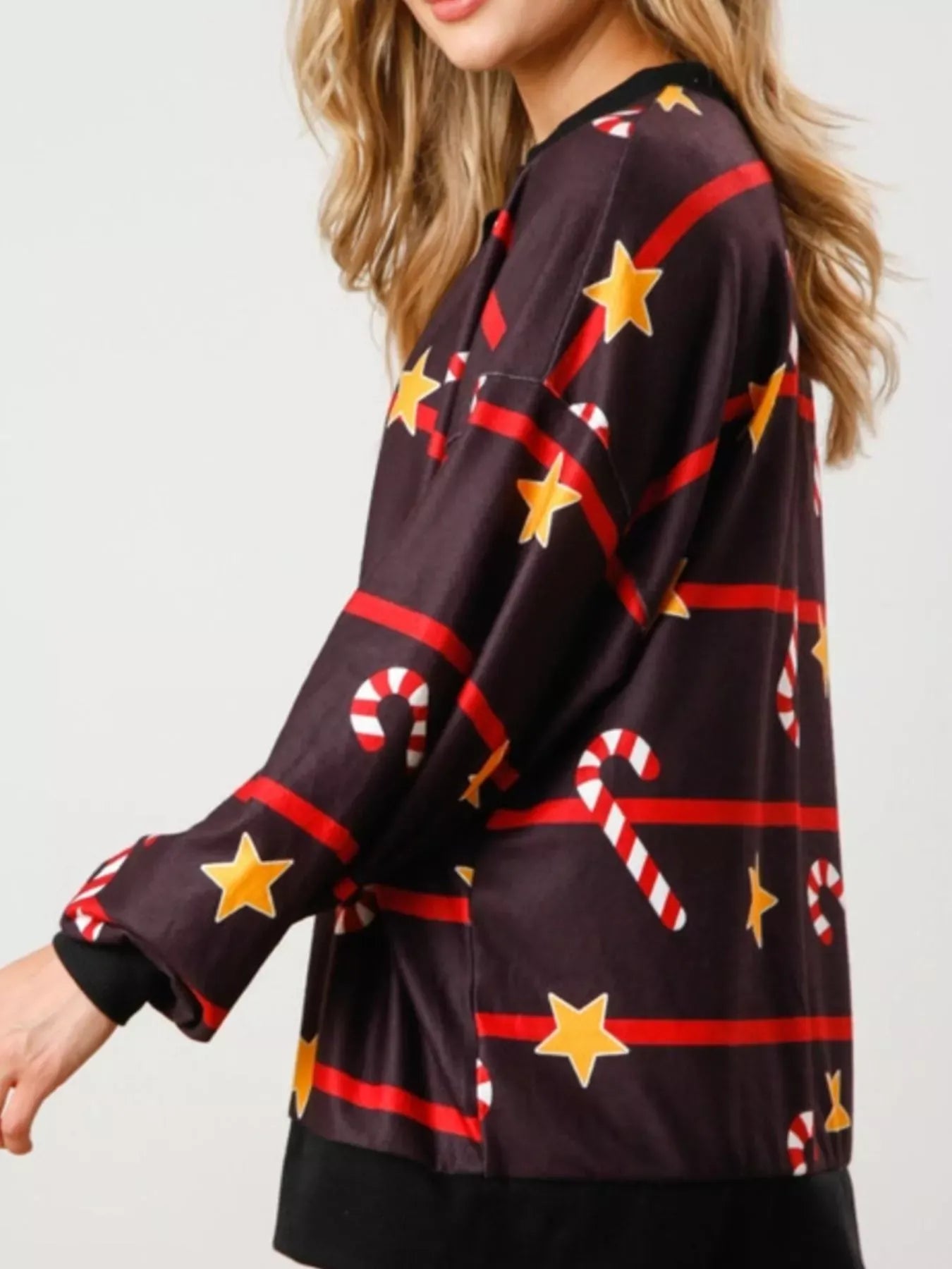 Fashorio Christmas Long Sleeve Top and Pants Lounge Set