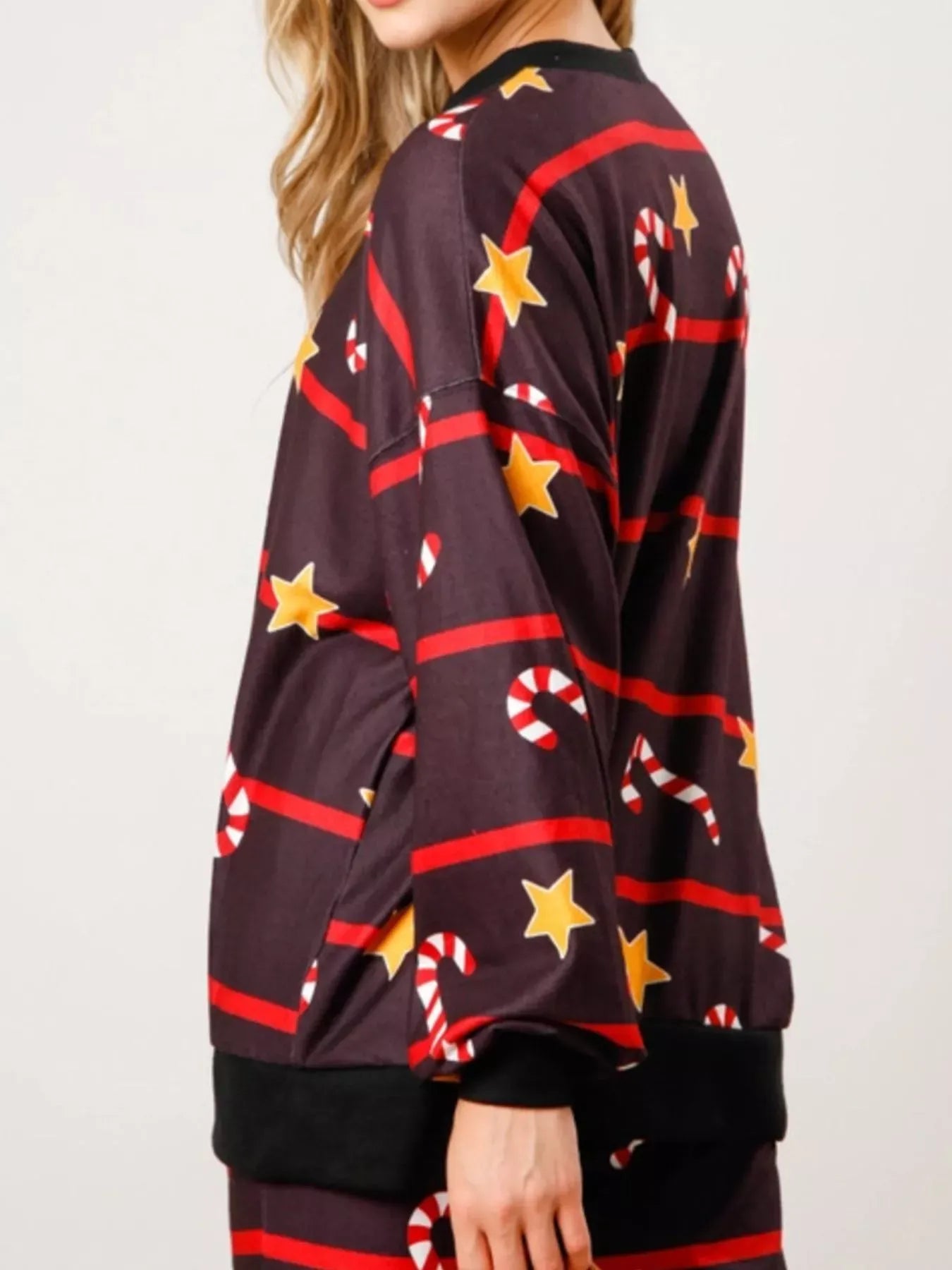 Fashorio Christmas Long Sleeve Top and Pants Lounge Set