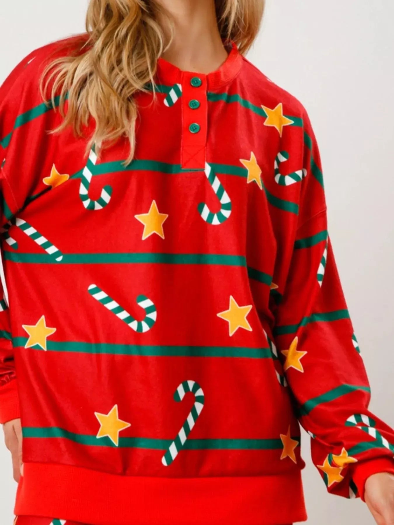 Fashorio Christmas Long Sleeve Top and Pants Lounge Set