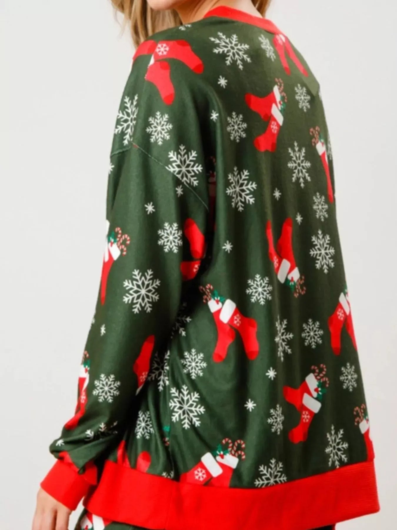 Fashorio Christmas Long Sleeve Top and Pants Lounge Set