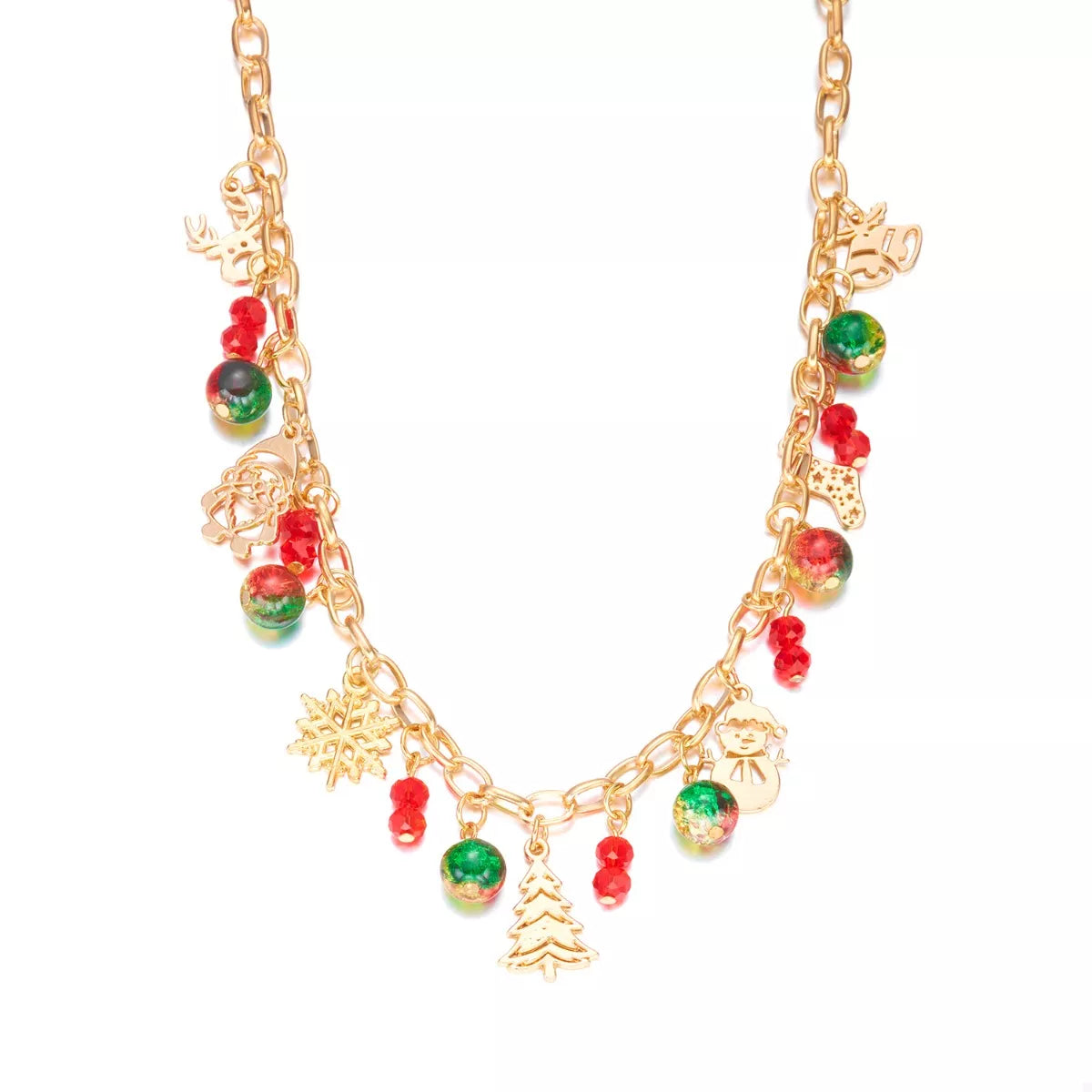 Fashorio Christmas Themed Charm Necklace