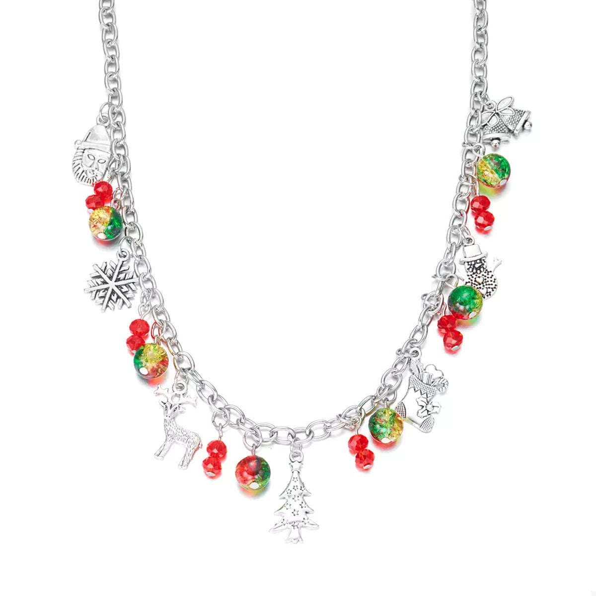Fashorio Christmas Themed Charm Necklace
