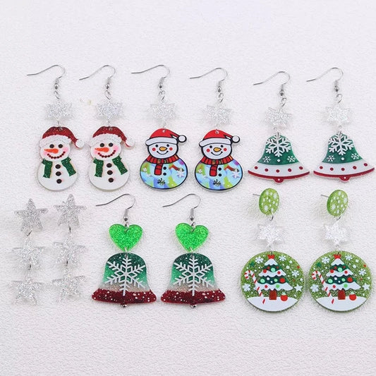 Christmas Theme Drop Earrings - Fashorio