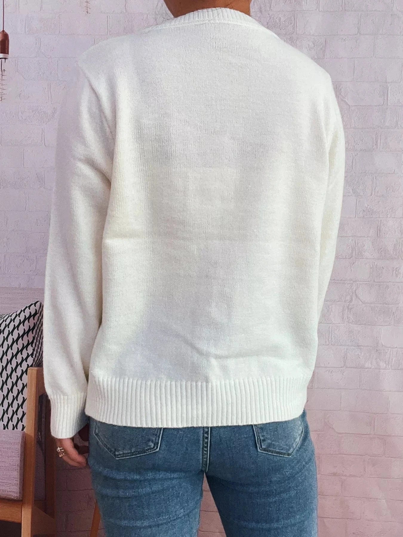 Fashorio Clothing & Accessories Floral Ribbed Hem Tie Front Cardigan