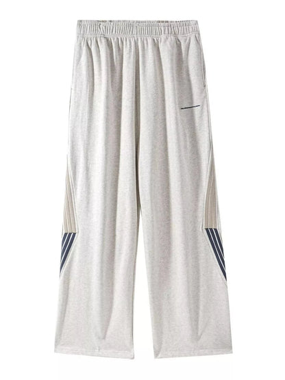 Men's Plus Size Side Striped Relaxed Fit Casual Pants - Fashorio