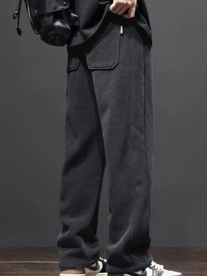 Men's Plus Size Wide Leg Pants - Fashorio