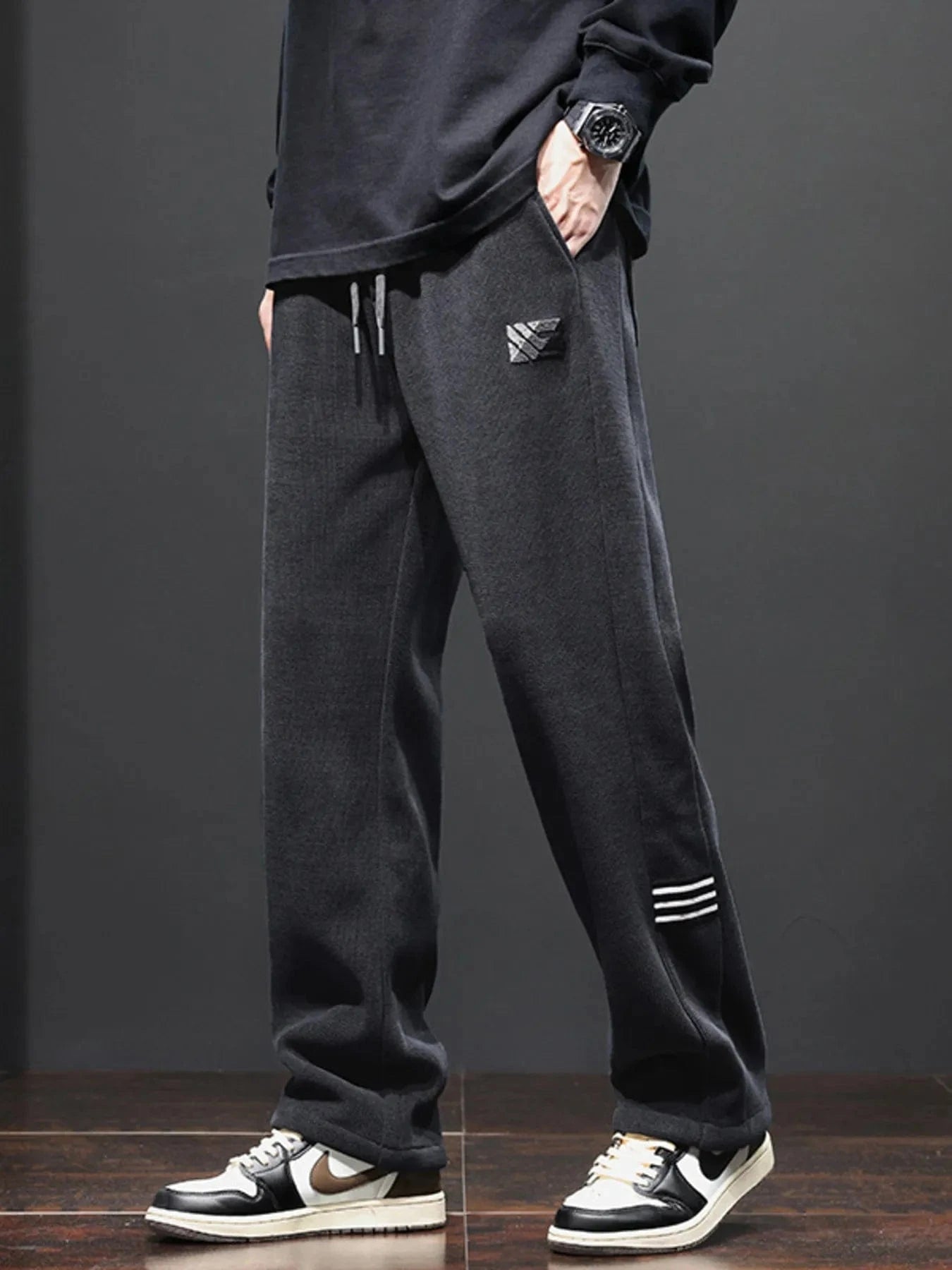 Men's Plus Size Wide Leg Pants - Fashorio