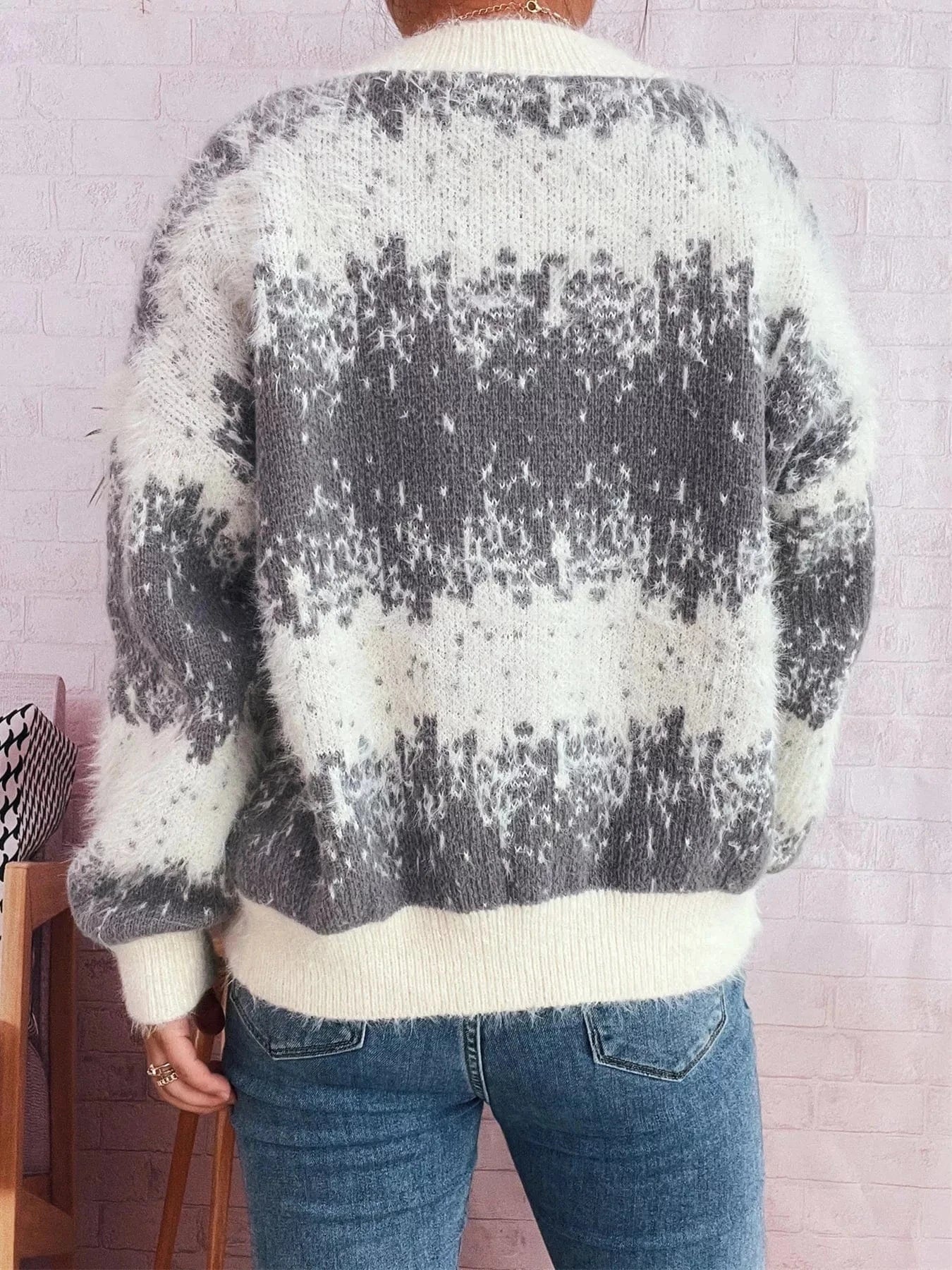 Fashorio Clothing & Accessories Ribbed Hem Button Up Cardigan