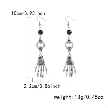 Halloween Skeleton Hand Drop Earrings - Fashorio