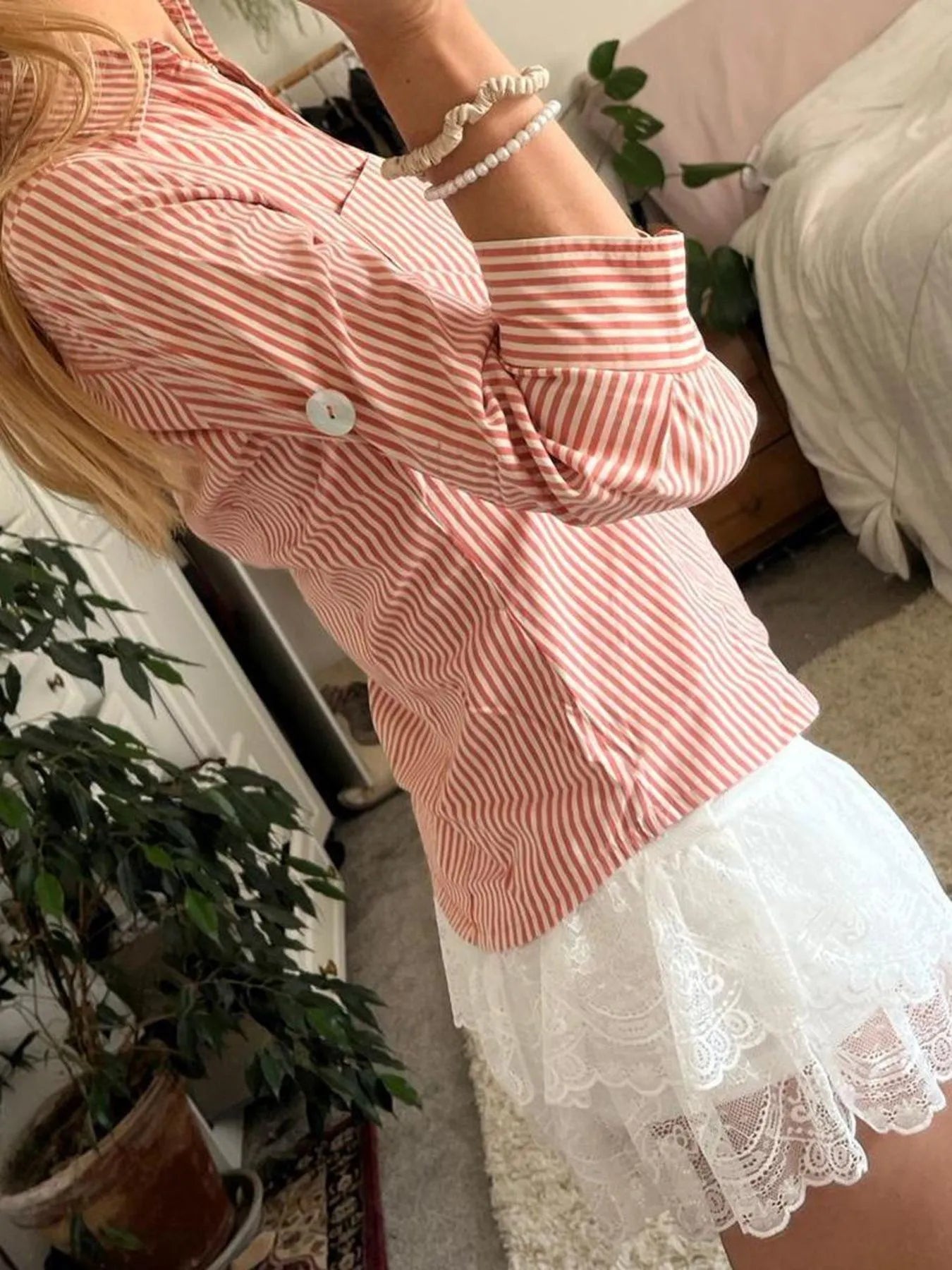 Fashorio Collared Neck Button-Down Shirt