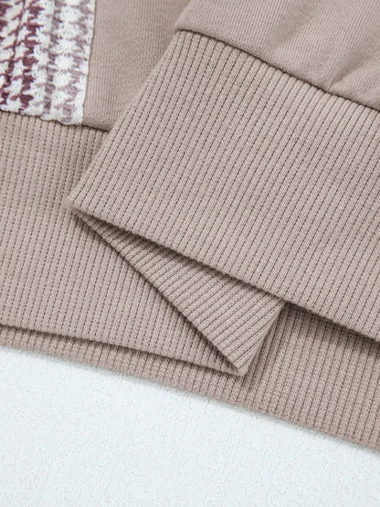 Colorblock Patchwork Baggy Hoodie - Fashorio