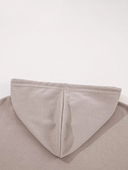 Colorblock Patchwork Baggy Hoodie - Fashorio