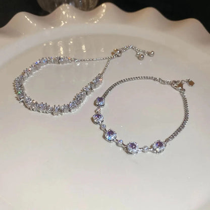 Copper Zircon Bracelet - Fashorio