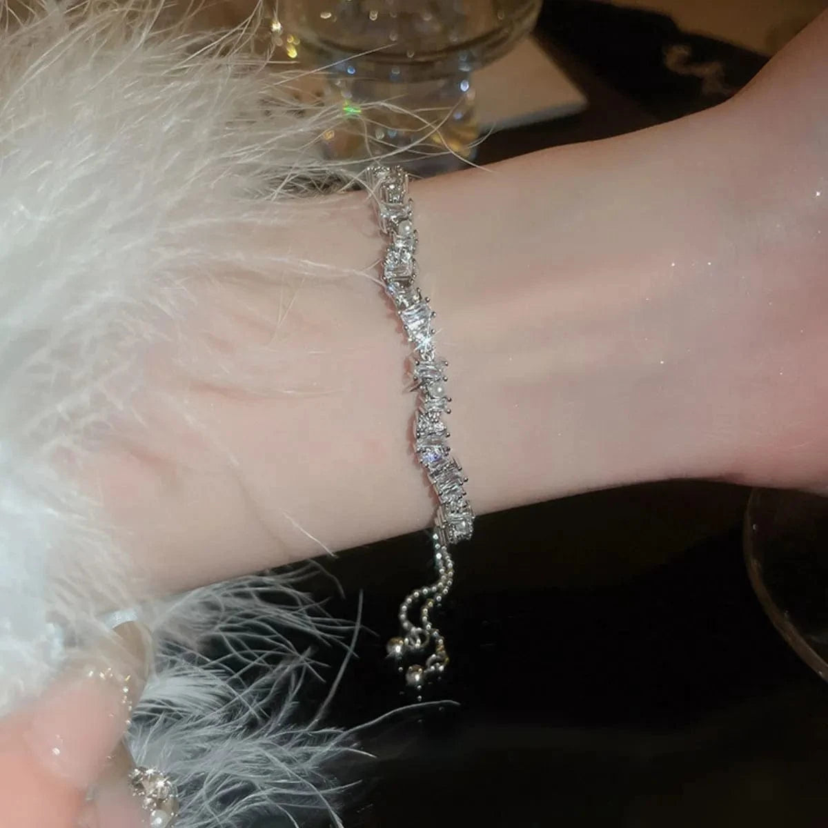 Fashorio Copper Zircon Bracelet