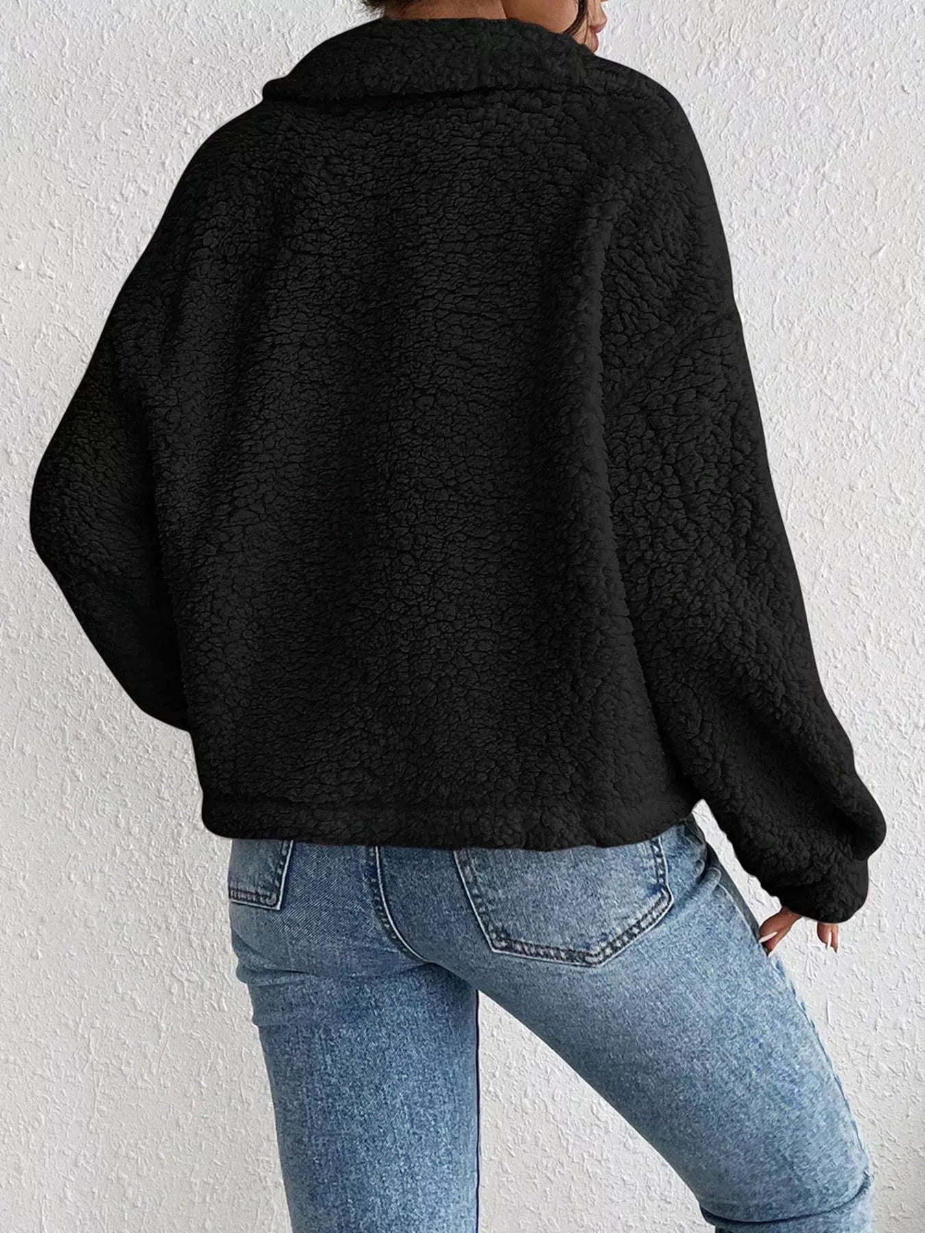 Fashorio Cozy Sherpa Button-Down Jacket