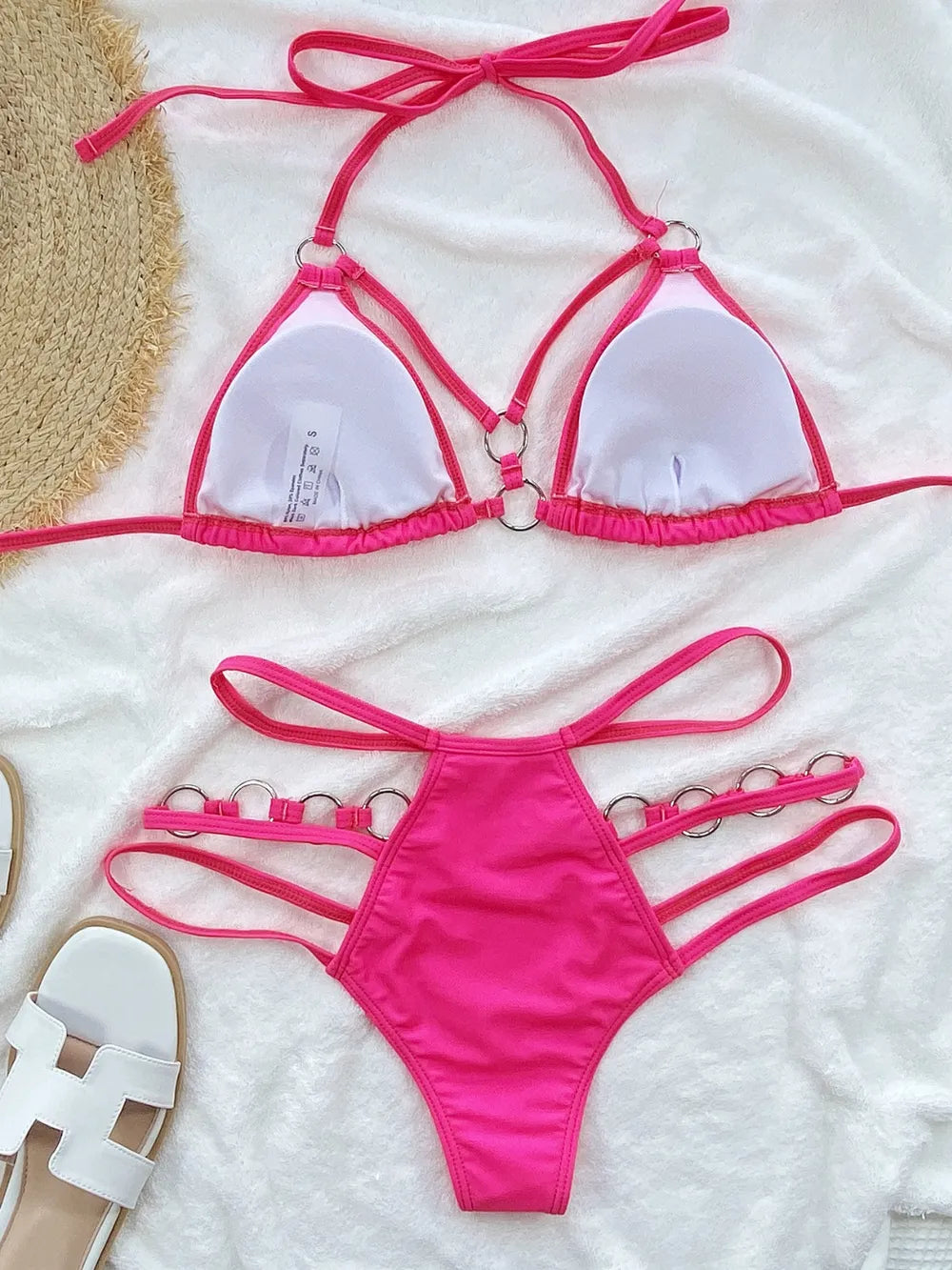 Fashorio Cutout Halter Neck Two-Piece Bikini Set