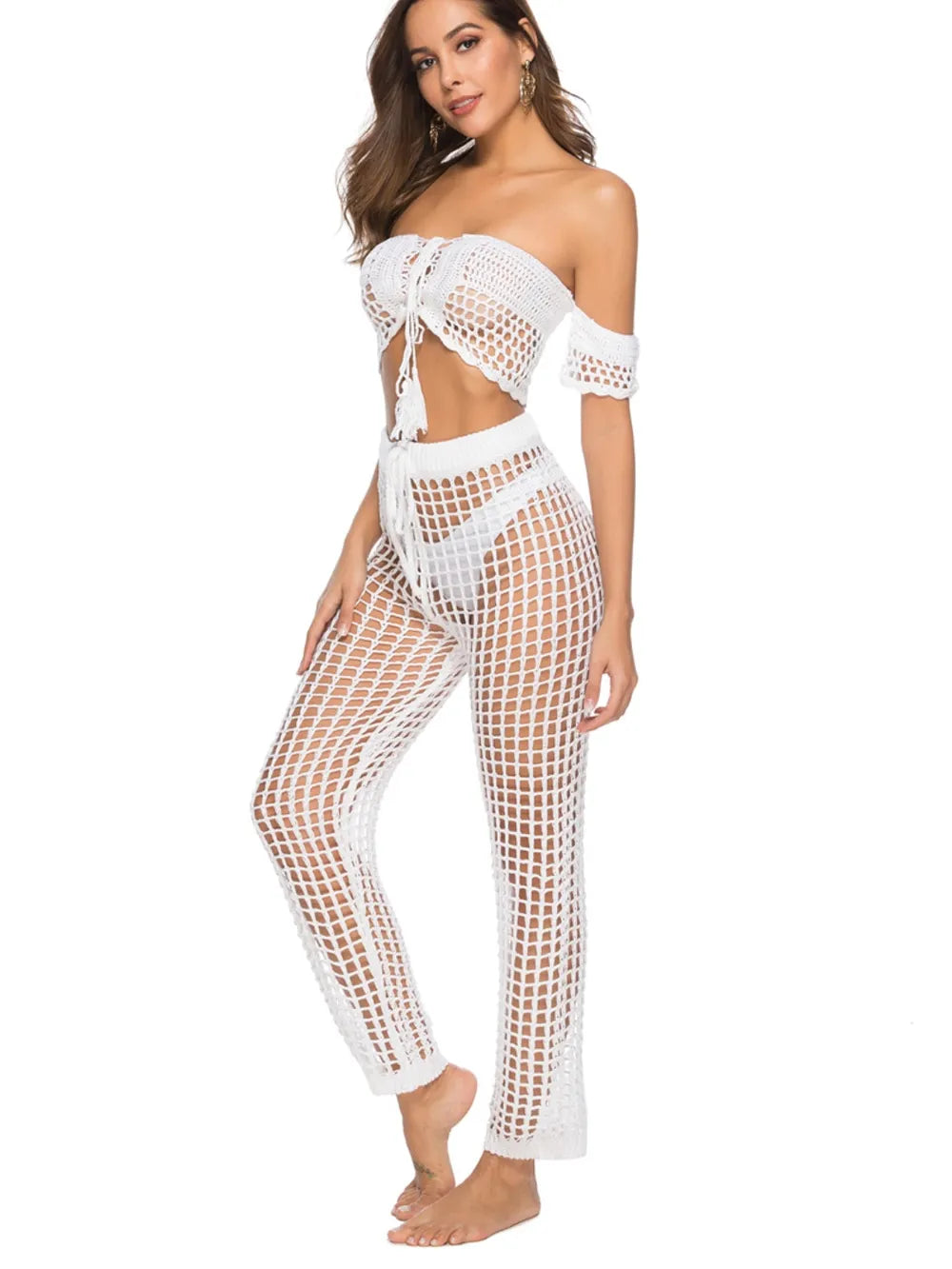 Fashorio Cutout High Waist Swim Pants