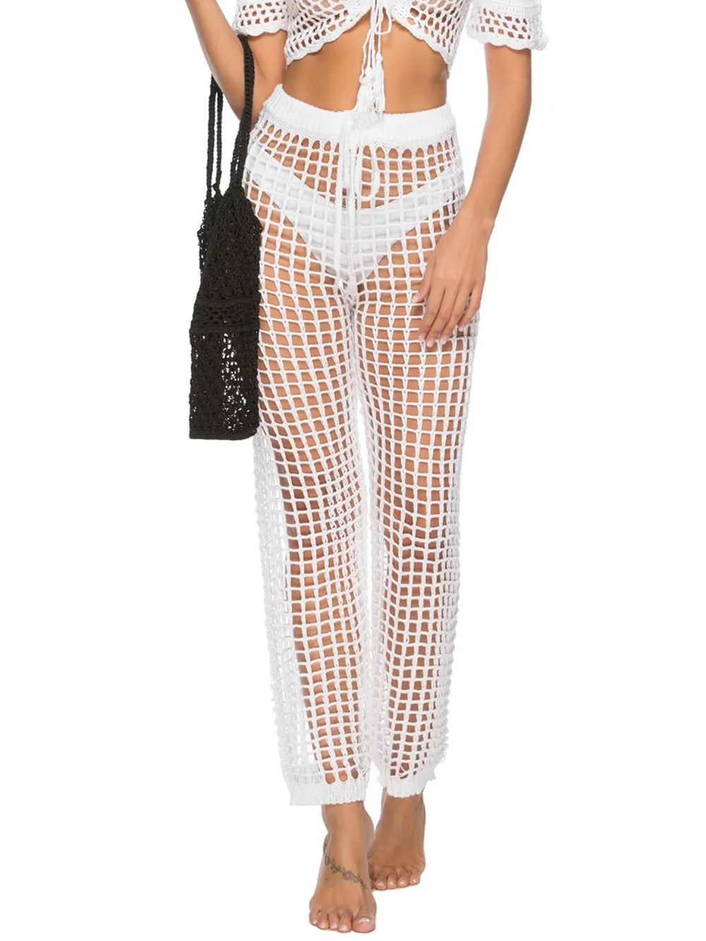 Fashorio Cutout High Waist Swim Pants