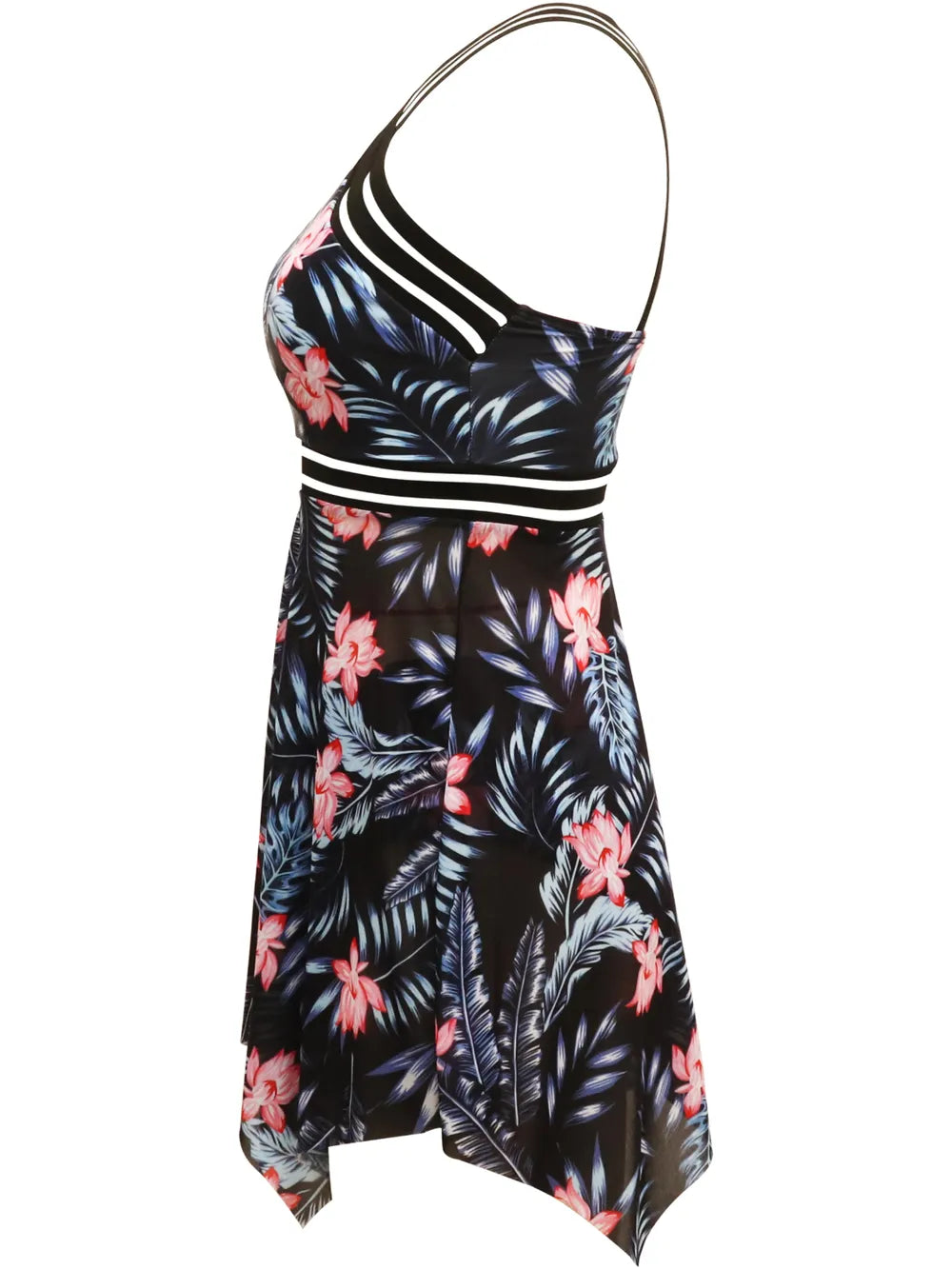 Fashorio Cutout Printed Two-Piece Swim Set